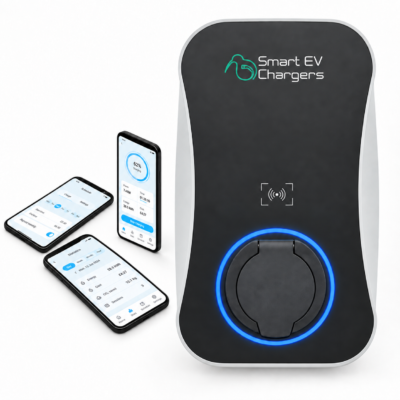 7.4kw single phase smart ev charger with type 2 socket