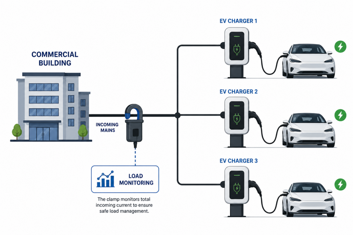 ev chargers load management