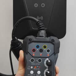 Alternative view of EVSE charger test tool - Electric Charging Station Test Adapter